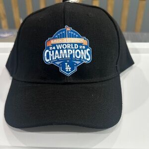 Black World Champions Baseball Cap